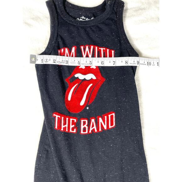 Rolling Stones Baby Romper 18M I’m With The Band - Picture 2 of 5